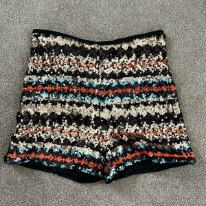 Bebe Sequin Shorts